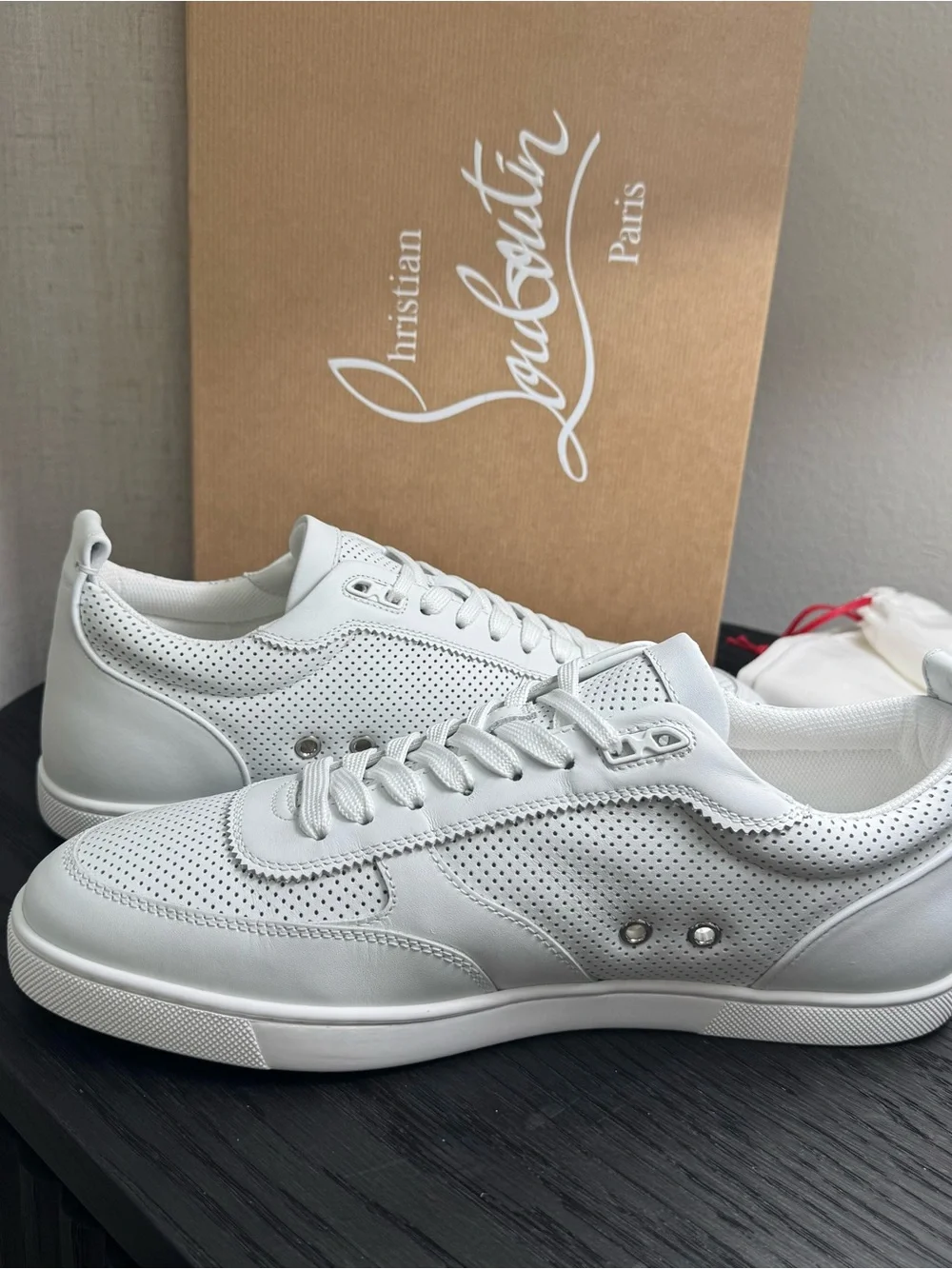 Christian Louboutin Tutti Rui Sneakers Leather White - Picture 5 of 8